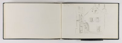(Taccuino di schizzi) Via Vecchia a Vevey da George Elbert Burr