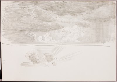 (Senza titolo) (Studio sulle nuvole) da George Elbert Burr