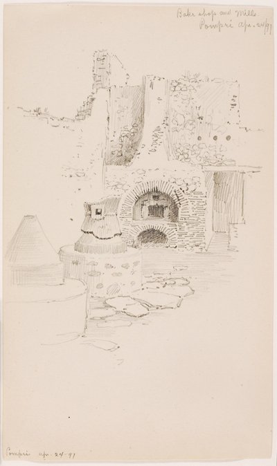 Panificio e Mulini, Pompei da George Elbert Burr