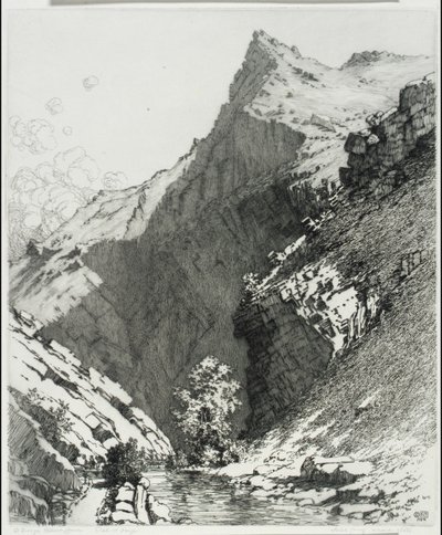 Canyon di Bear Creek, Denver, Colorado da George Elbert Burr