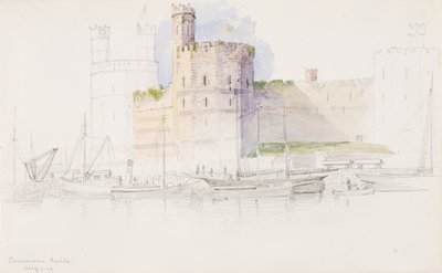 Castello di Caernarvon, 1899 da George Elbert Burr