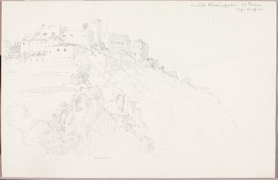 Castello di Rheinfels, St. Goar da George Elbert Burr