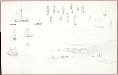 Criccieth, Galles del Nord da George Elbert Burr