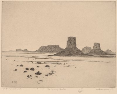 Alba nella Terra dei Buttes da George Elbert Burr