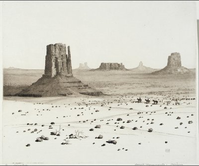 Monumenti del deserto, Arizona da George Elbert Burr