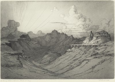 Tramonto nel deserto da George Elbert Burr