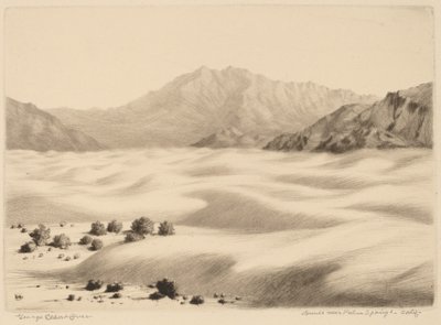 Dune vicino a Palm Springs, California (n.2) da George Elbert Burr