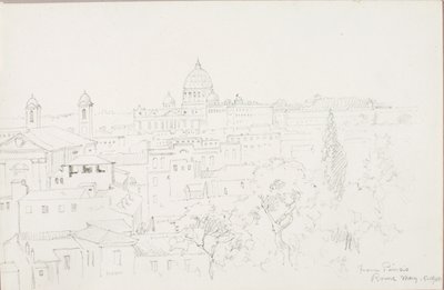 Dal Pincio, Roma da George Elbert Burr