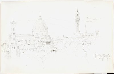 Dal Giardino di Boboli, Firenze da George Elbert Burr