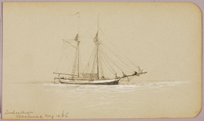 Barca di legno, Mackinac da George Elbert Burr