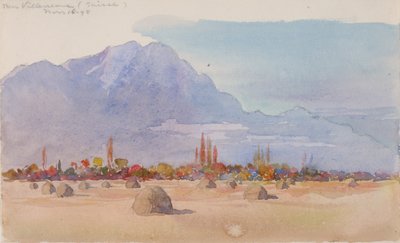 Vicino a Villeneuve, Svizzera, 1898 da George Elbert Burr