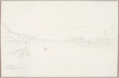 Ponte Vecchio di Heidelburg da George Elbert Burr