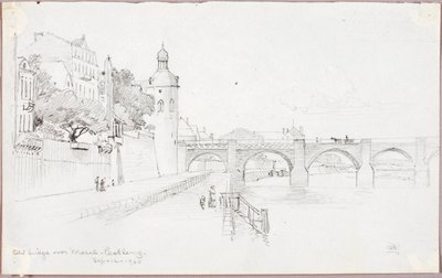 Vecchio ponte sulla Mosella, Coblenza da George Elbert Burr