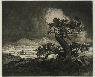 Vecchi cedri e picchi spagnoli da George Elbert Burr