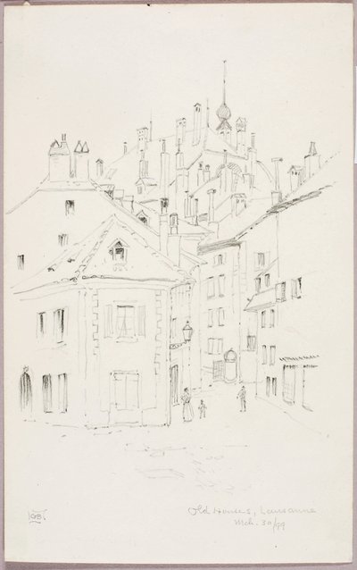 Case antiche, Losanna da George Elbert Burr