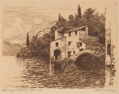 Sul Lago di Como da George Elbert Burr