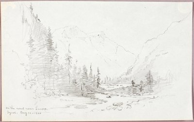 Sulla strada vicino a Landro, in Tirolo da George Elbert Burr