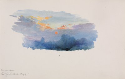 Tramonto, Oxford da George Elbert Burr