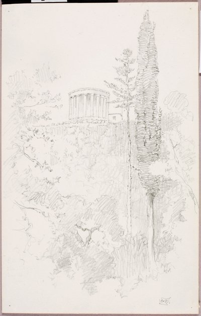 Tempio della Sibilla, Tivoli da George Elbert Burr