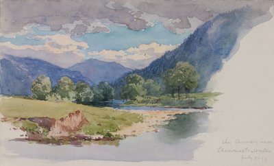 Il Conway, vicino a Llanrwst, Galles da George Elbert Burr