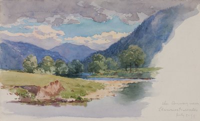 Il Conway, vicino a Llanrwst, Galles, 1899 da George Elbert Burr