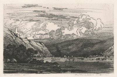 Il Reno, sotto St. Goar da George Elbert Burr