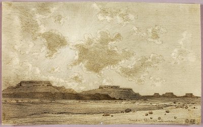 Senza titolo (disegno di trasferimento per stampa) da George Elbert Burr