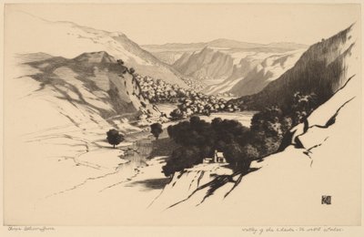 Valle del Lledr, Galles del Nord (n.1) da George Elbert Burr