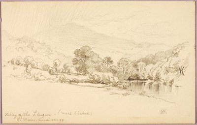 Valle del Llugwy (Moel Siabod), Galles settentrionale da George Elbert Burr