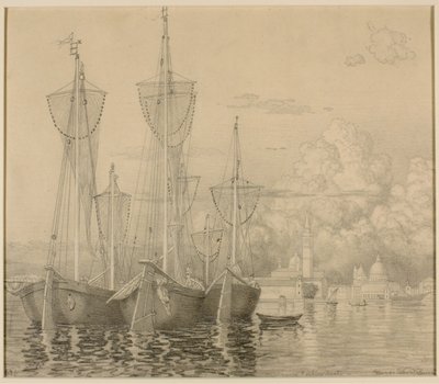 Barche da pesca a Venezia da George Elbert Burr