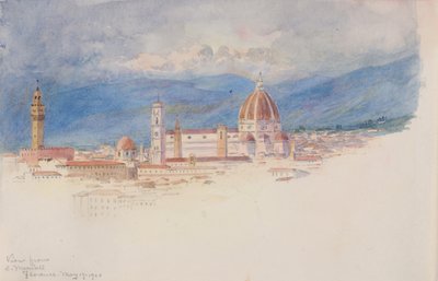 Vista da S. Miniato, Firenze, 1900 da George Elbert Burr