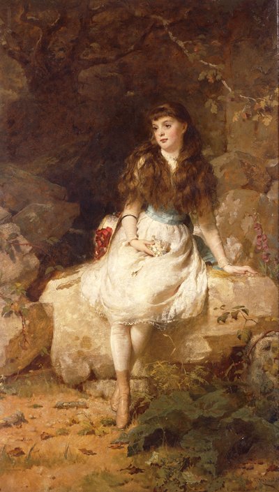 Lady Edith Amelia Ward, figlia del 1° conte di Dudley, 1883 da George Elgar Hicks