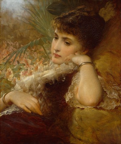 Ritratto di una Signora da George Elgar Hicks