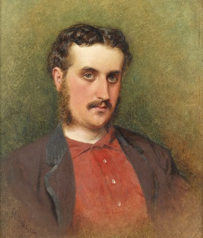 Autoritratto, 1862 da George Elgar Hicks