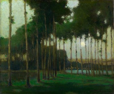 Paesaggio al chiaro di luna da George Elmer Browne