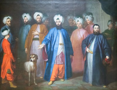 Mehmed Said Efendi e il suo seguito da George Engelhardt Schroeder