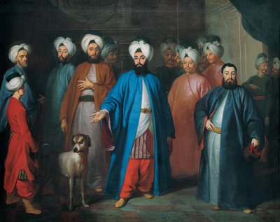 Mehmed Said Efendi e il suo seguito da George Engelhardt Schröder