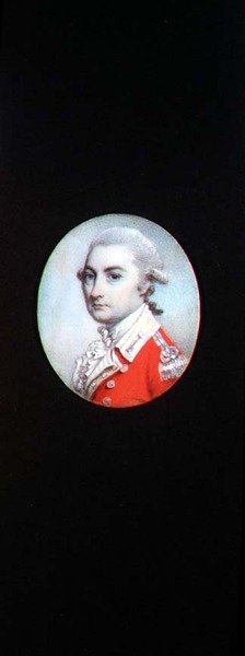 Miniatura del Tenente Colonnello Robertson da George Engleheart