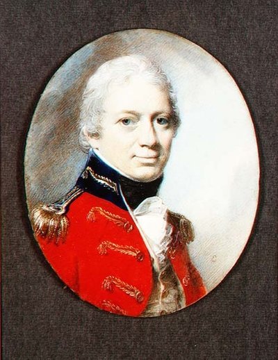 Miniatura del tenente colonnello Robertson da George Engleheart