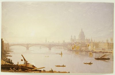 Ponte di Southwark e Cattedrale di San Paolo dal Ponte di Londra da George Fennel Robson