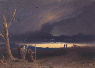 Macbeth e Banquo sulla brughiera da George Fennell Robson