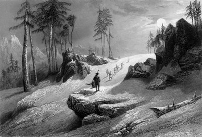 Attraversando il monte Choor da George Francis White