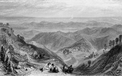 Mussooree e il Dhoon, da Landour da George Francis White