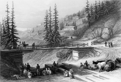 Veduta di Simla, 1838 da George Francis White