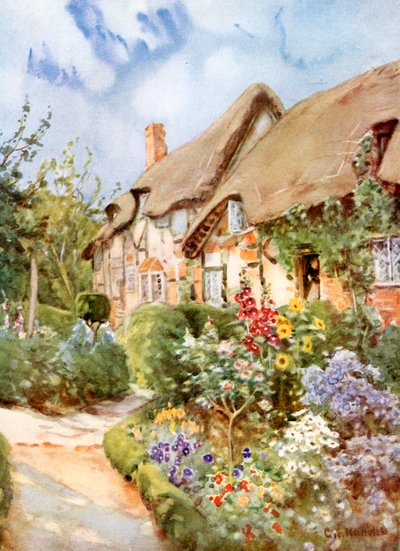 Cottage di Anne Hathaway, Shottery, Warwickshire, 1924-1926 da George Franck Nicholls
