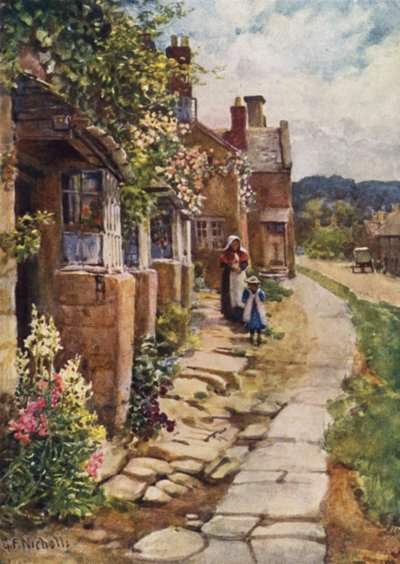 Vecchie case, Broadway da George Franck Nicholls