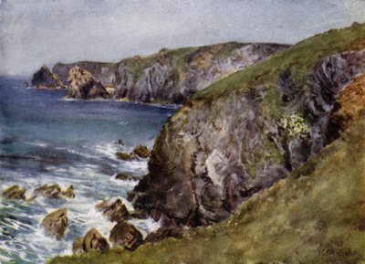 La costa vicino al Lizard da George Franck Nicholls