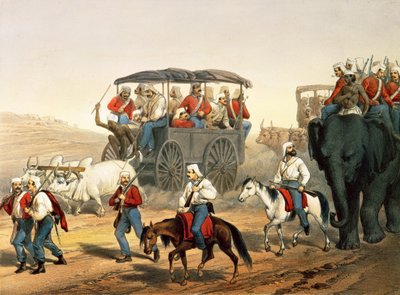 Truppe che si affrettano verso Umballa, da 