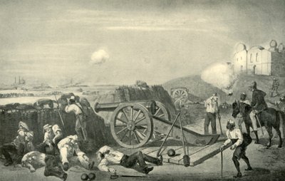 Una giornata pesante nelle batterie prima di Delhi da George Francklin Atkinson