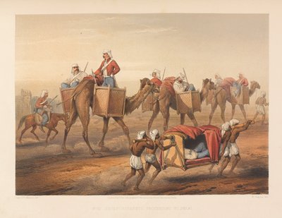 Rinforzi in marcia verso Delhi?, 1857 da George Francklin Atkinson